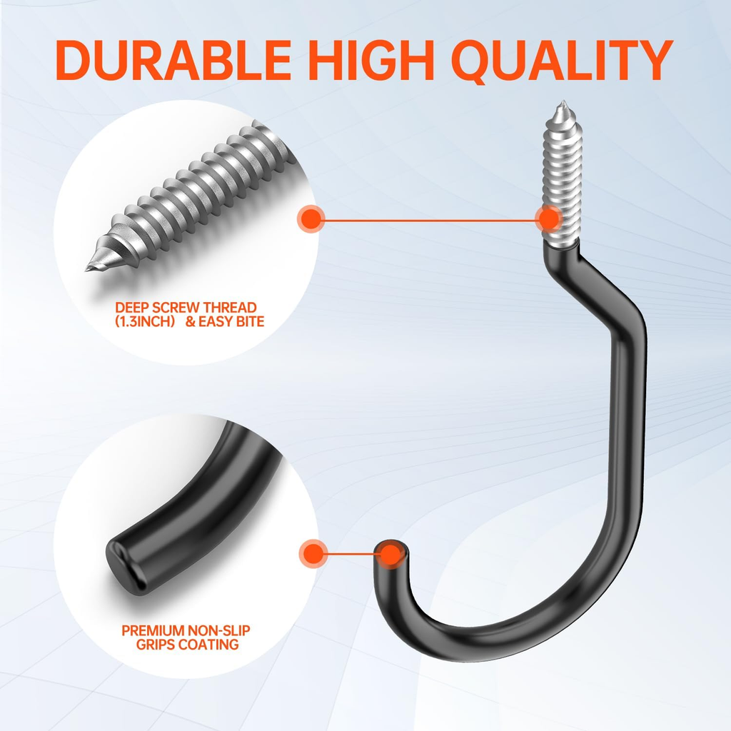 Compare Pulse Black Screw-In Bike Hooks additional product photo