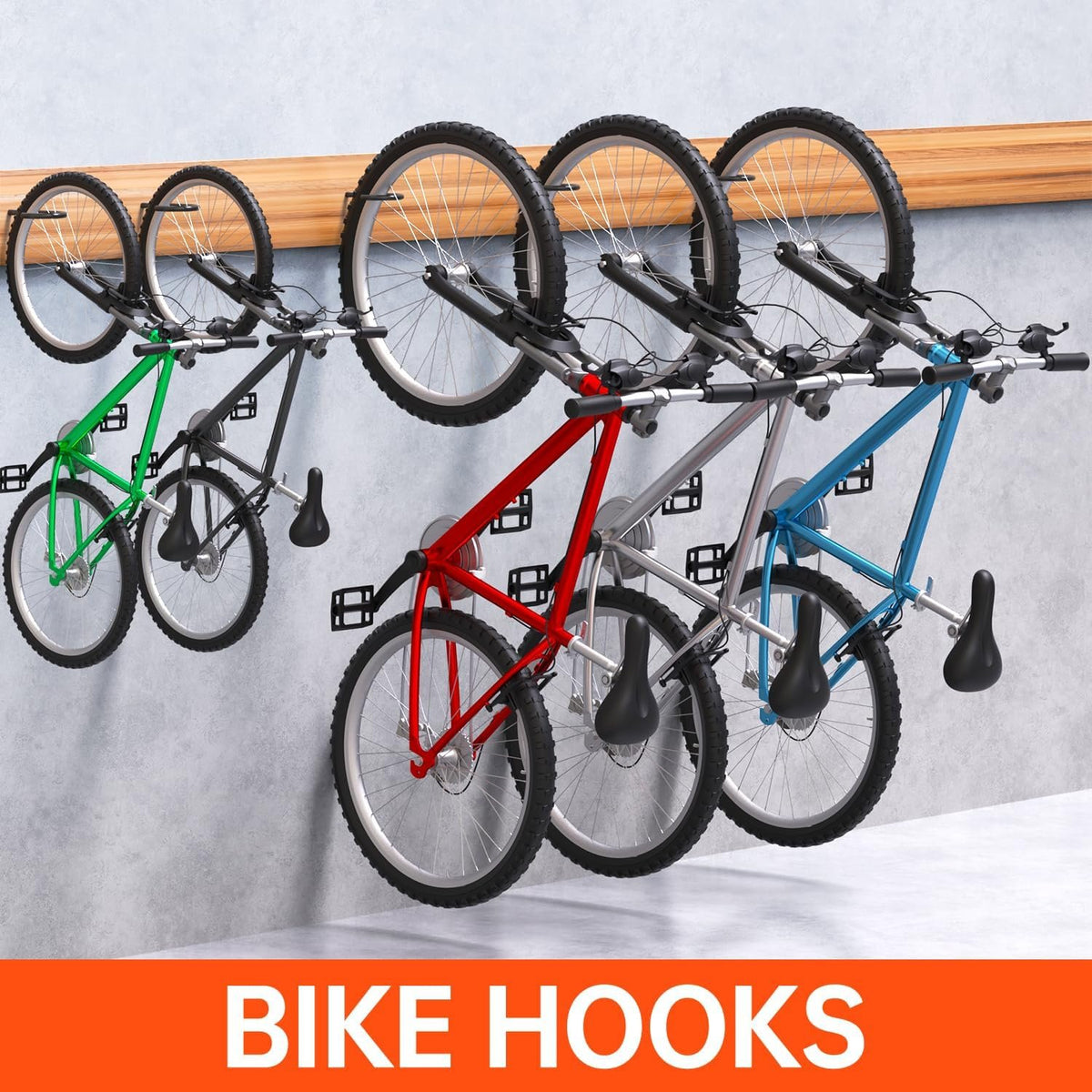 Compare Pulse Black Screw-In Bike Hooks additional product photo