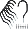 Compare Pulse Black Coated Screw-In Bike Hooks studio product photo