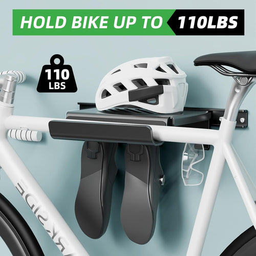 Compare Pulse Bike Wall Rack with Shelf and Hooks additional product photo
