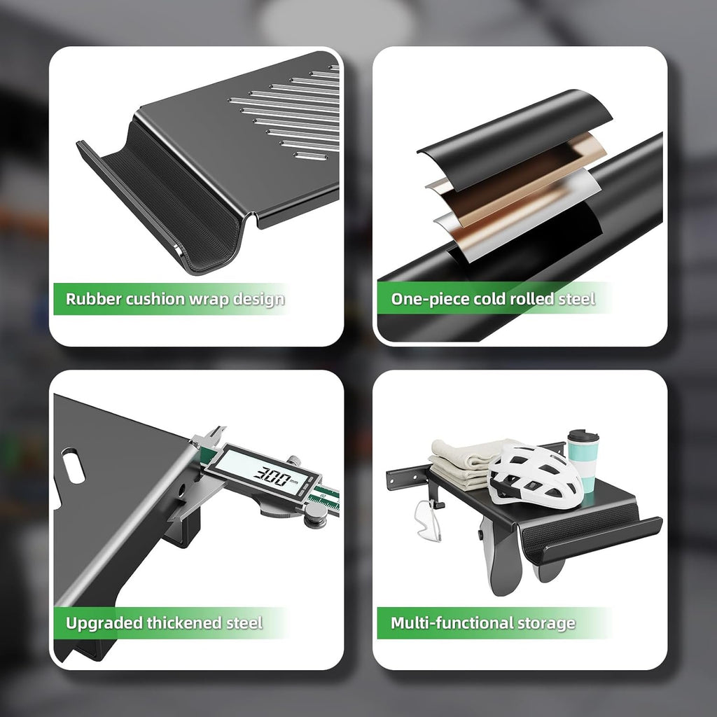 Compare Pulse Bike Wall Rack with Shelf and Hooks additional product photo