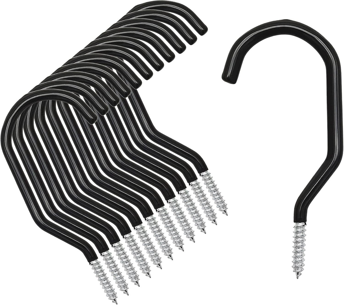 Compare Pulse Black Screw-In Bike Storage Hooks studio product photo