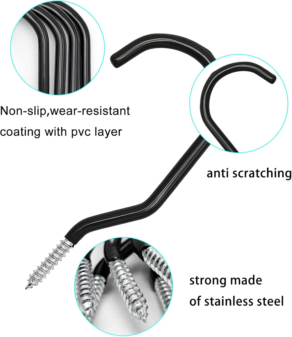 Compare Pulse Black Screw-In Bike Storage Hooks additional product photo