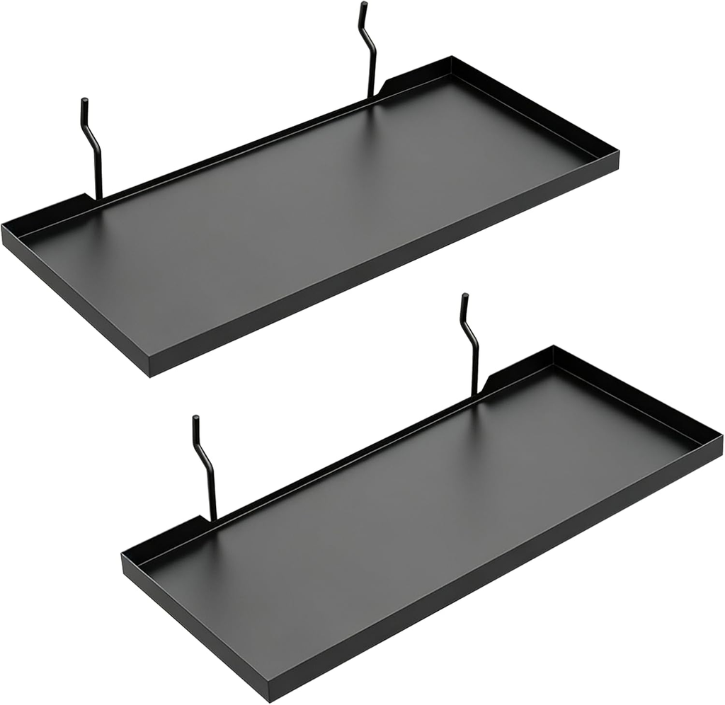 Compare Pulse Black Pegboard Shelves studio product photo