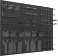 Compare Pulse Black Metal Pegboard Wall Kit studio product photo