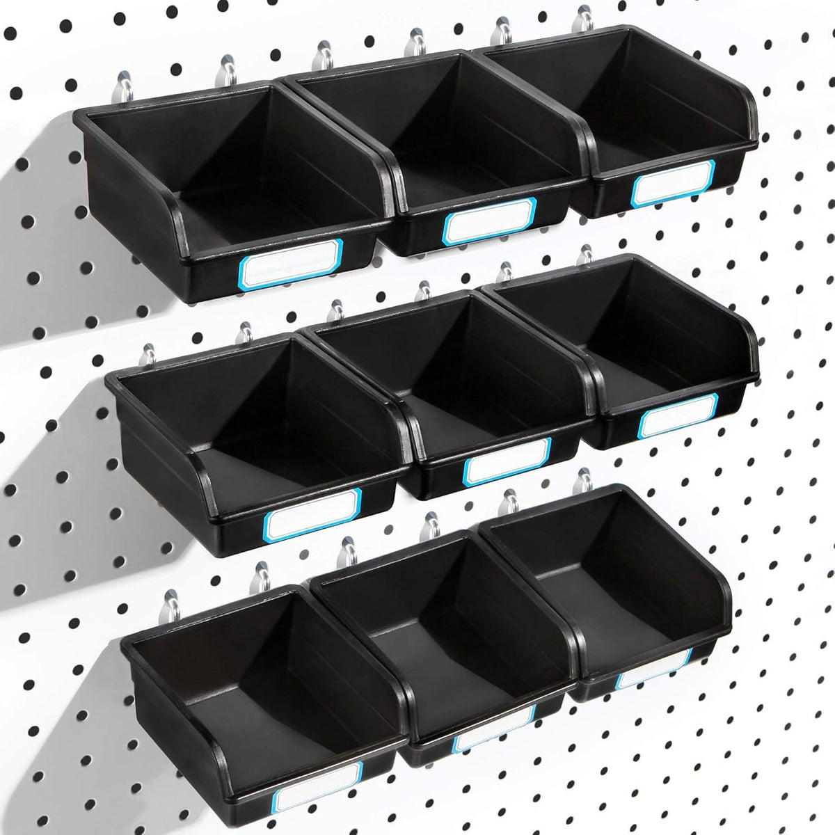 Compare Pulse Black Pegboard Bins studio product photo