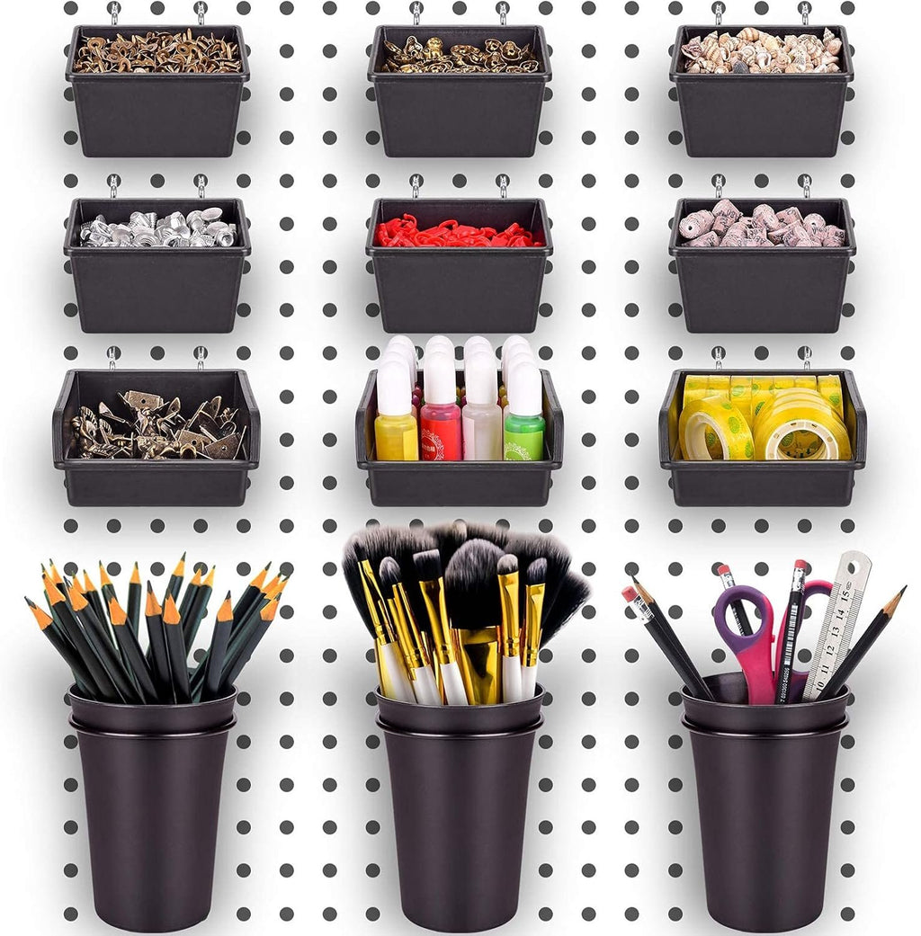 Compare Pulse Pegboard Bins and Cups Set studio product photo