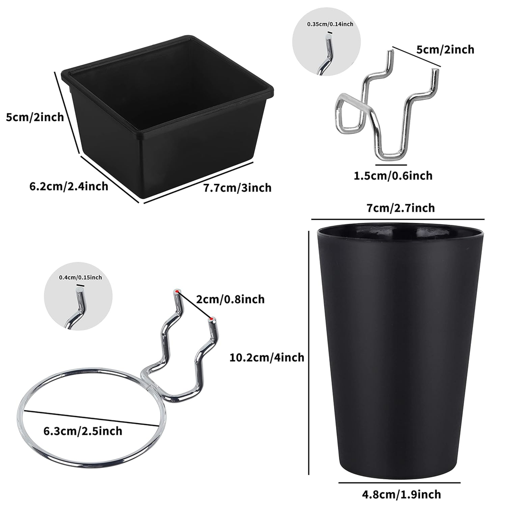 Compare Pulse Pegboard Cups and Bins with Hooks additional product photo