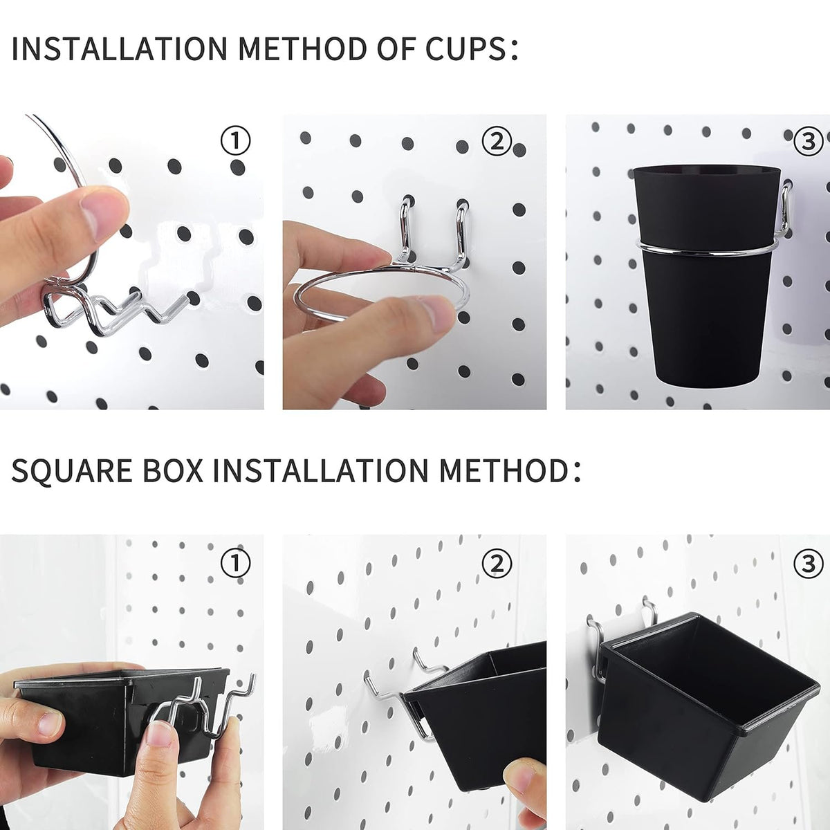 Compare Pulse Pegboard Cups and Bins with Hooks additional product photo