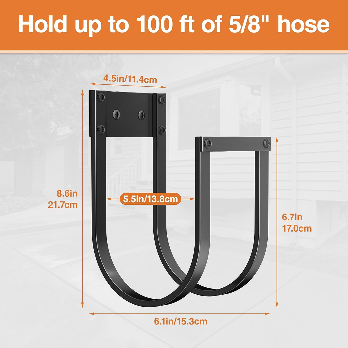 Compare Pulse Black Aluminum Hose Holder additional product photo