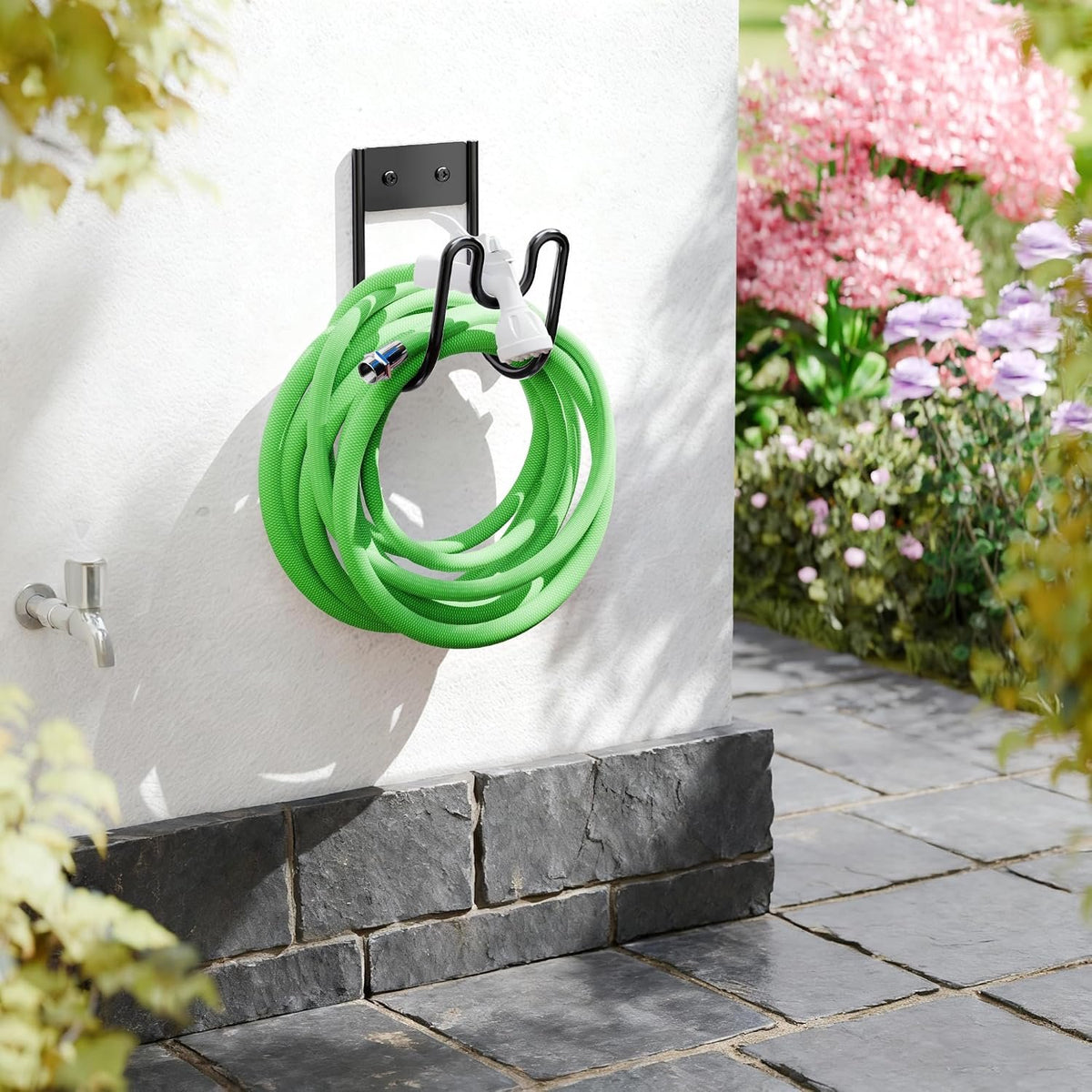 Compare Pulse Black Wall Mount Hose Holder with Nozzle Slot additional product photo