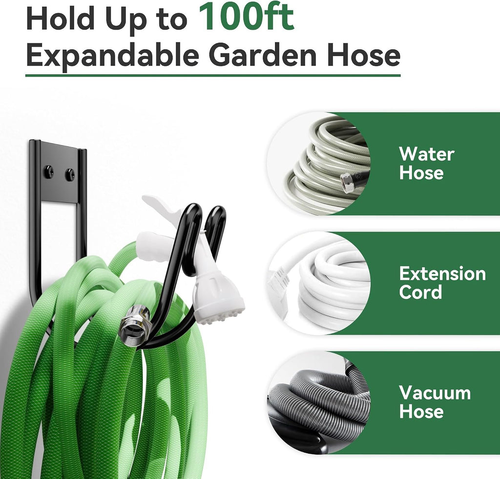 Compare Pulse Black Wall Mount Hose Holder with Nozzle Slot additional product photo