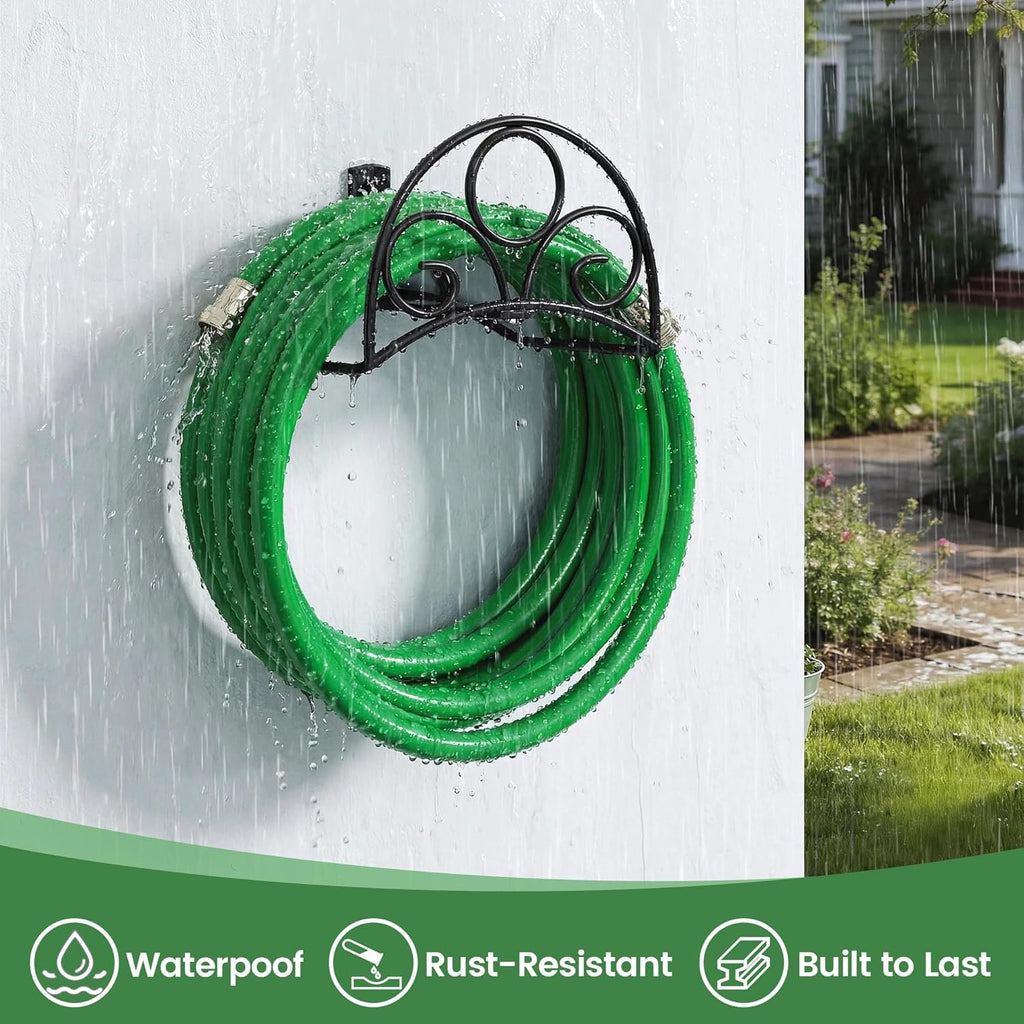 Compare Pulse Black Decorative Metal Hose Holder additional product photo