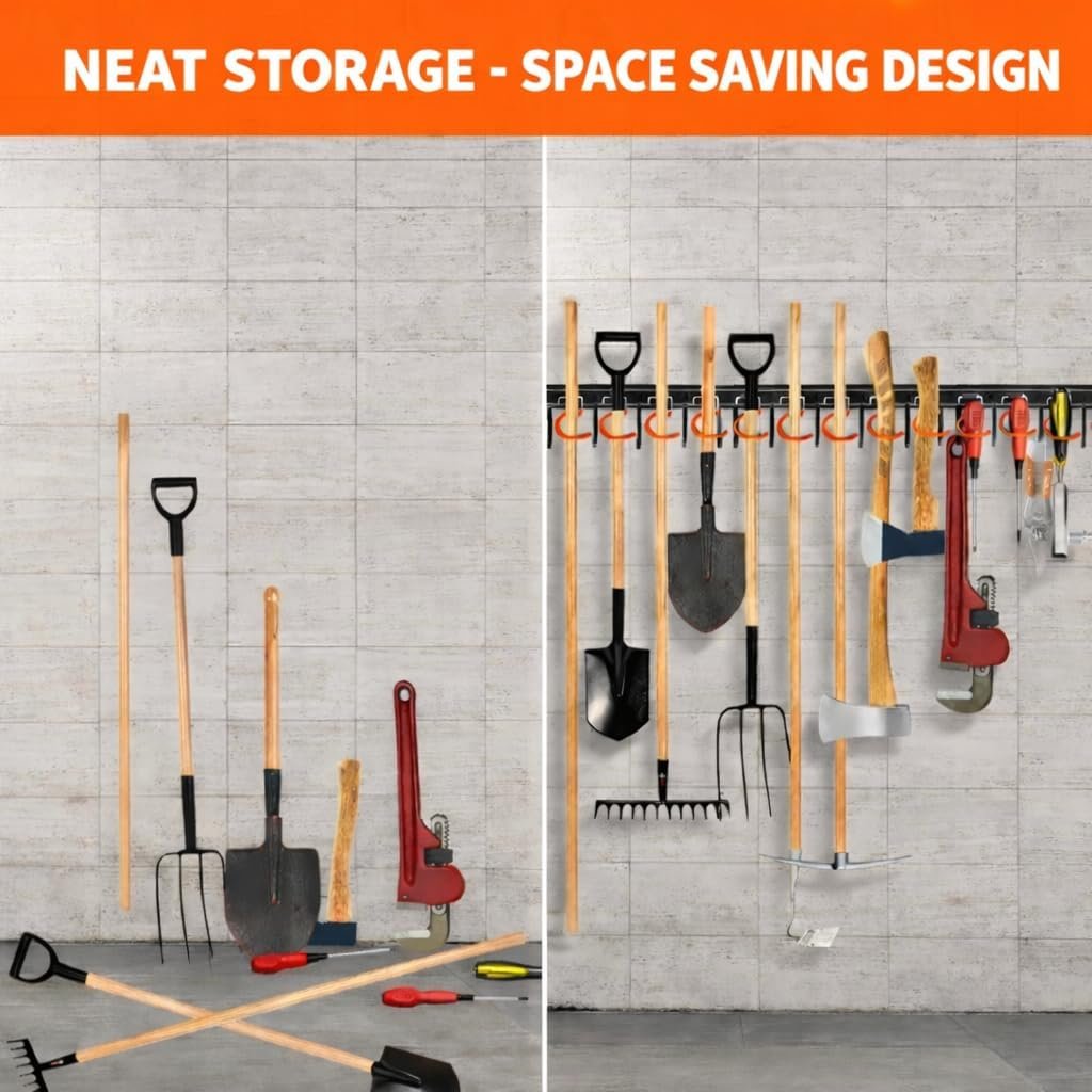 Compare Pulse Wall Mount Garden Tool Organizer Rails additional product photo