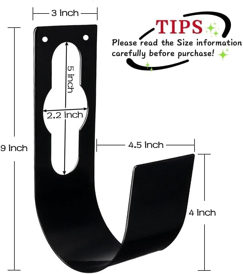 Compare Pulse Black Steel Garden Hose Holder additional product photo
