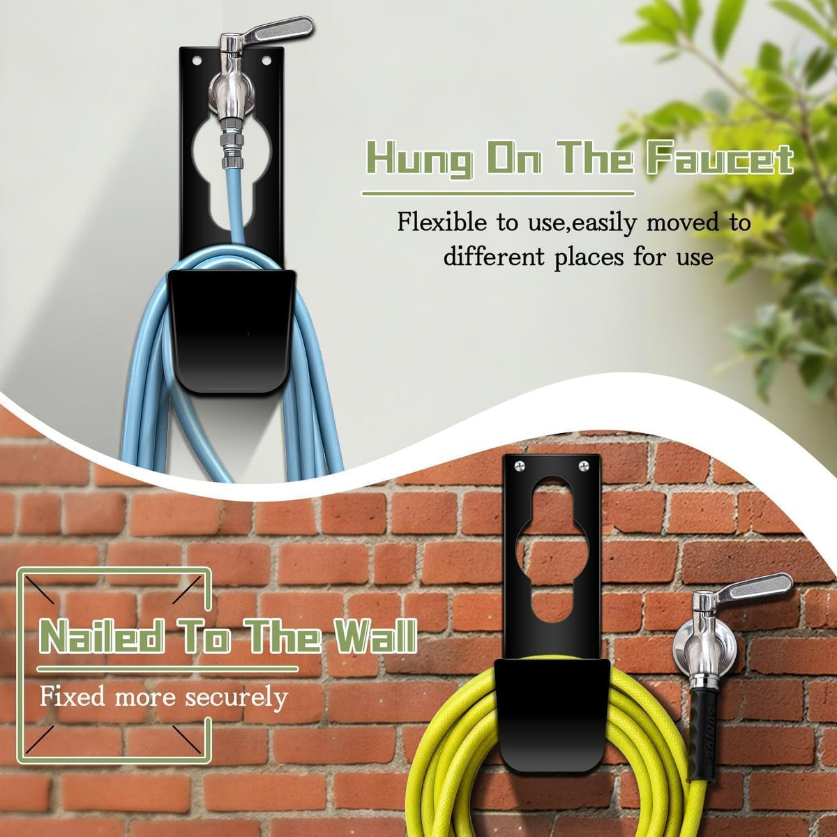 Compare Pulse Black Steel Garden Hose Holder additional product photo