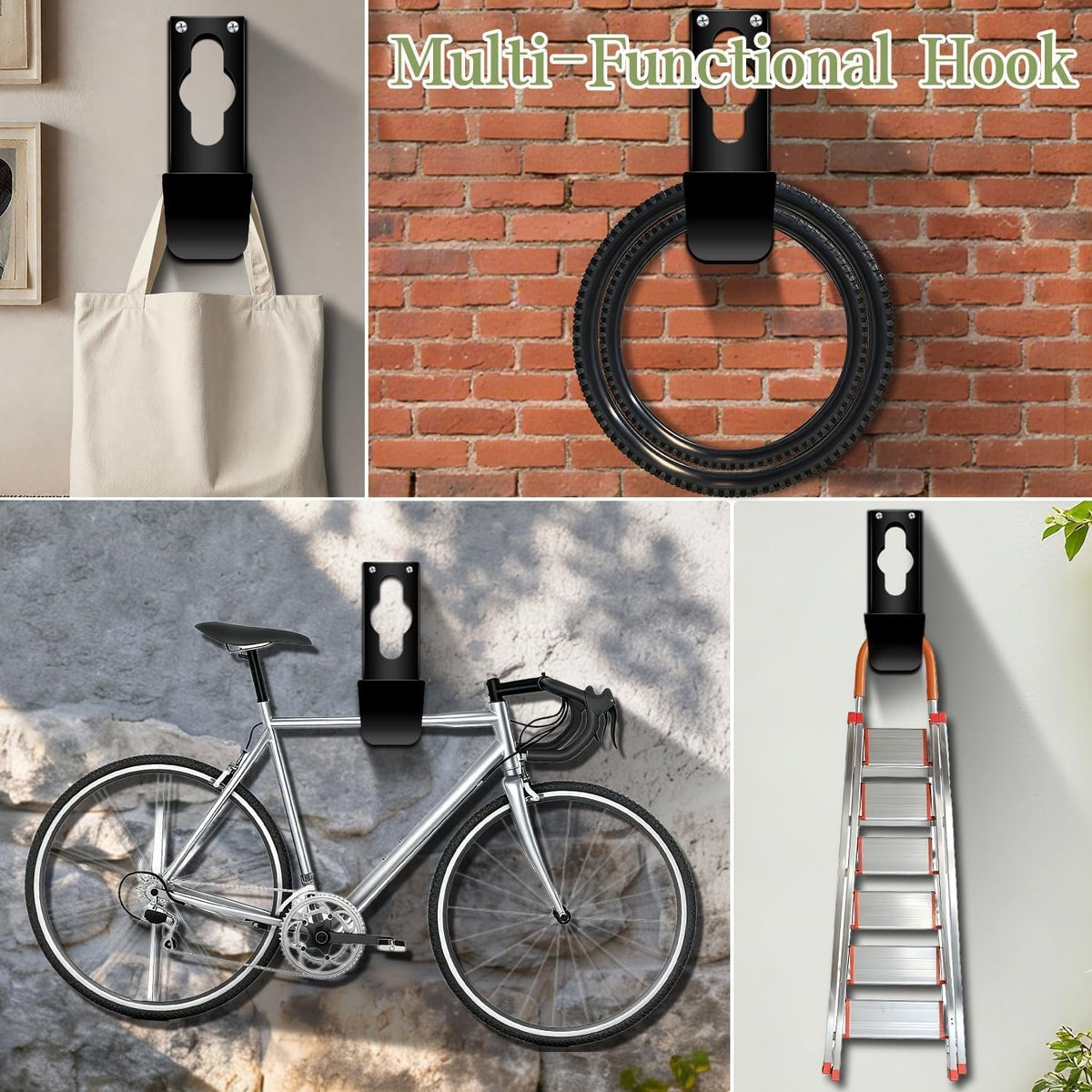 Compare Pulse Black Steel Garden Hose Holder additional product photo
